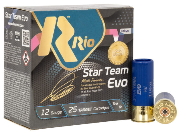 153242 Rio Star Team EVO HV 12ga 2-3/4″ 1-1/8 oz #7.5 25rd