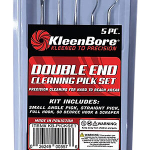 KleenBore KB-PICKSET Stainless Steel 5-Piece Pick Set