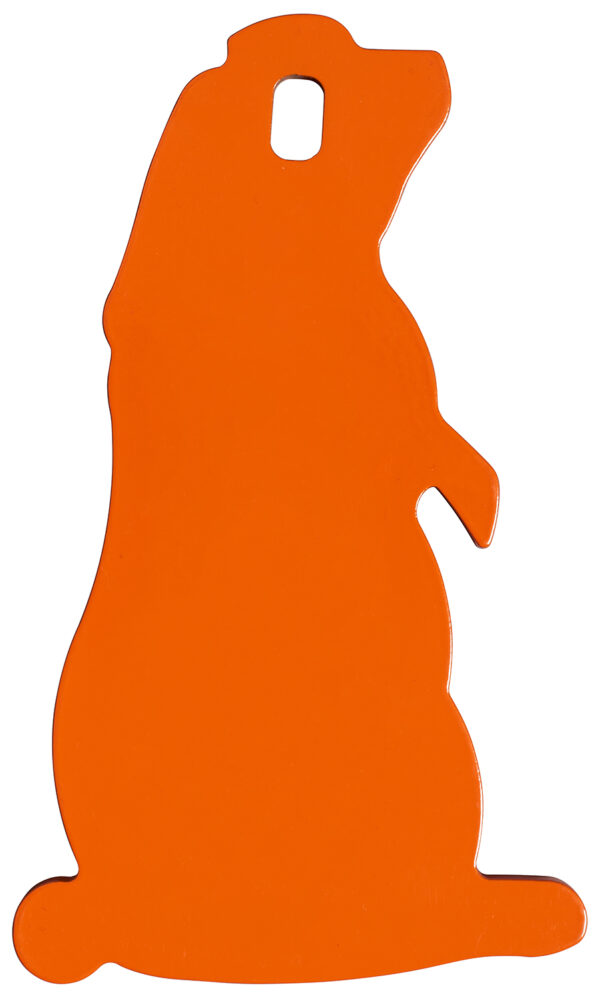 153481 Champion Prairie Dog Rimfire Steel Target 1/4-inch Orange