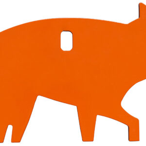 Champion Impact Coyote Rimfire Target 22LR 1/4-inch Orange