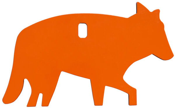 Champion Impact Coyote Rimfire Target 22LR 1/4-inch Orange