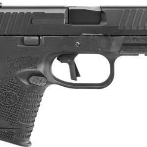 FN 66101642 509C Bundle Compact Frame 9mm Luger 10+1, 3.70″ Black Recessed Crown Barrel, Black PVD Serrated Steel Slide & Polymer Frame w/Picatinny Rail,  Ambidextrous, 5 Magazines