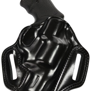 Galco Combat Master CM270B OWB Leather Holster, Black, Right Hand