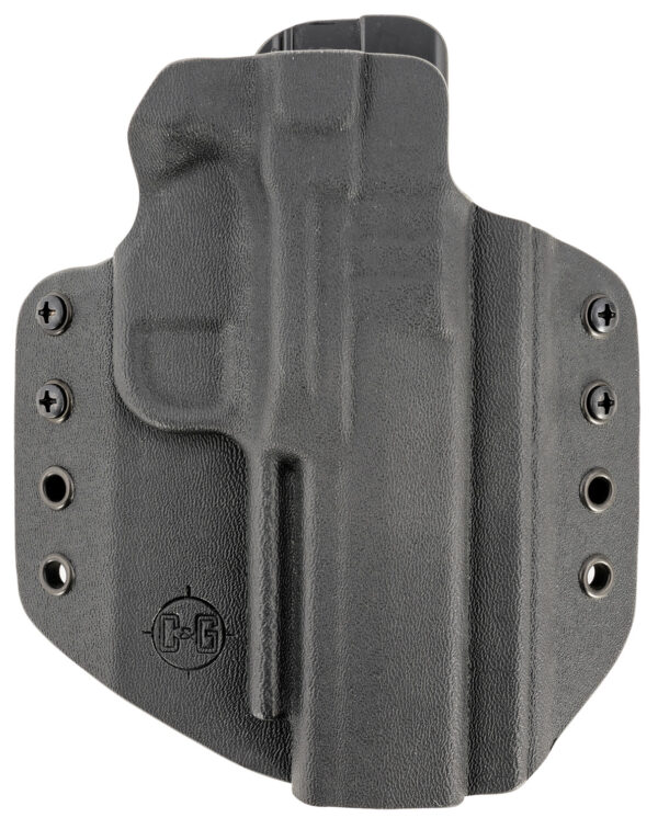 153654 C&G MOD 1 IWB Kydex Holster — Black, Belt Clip