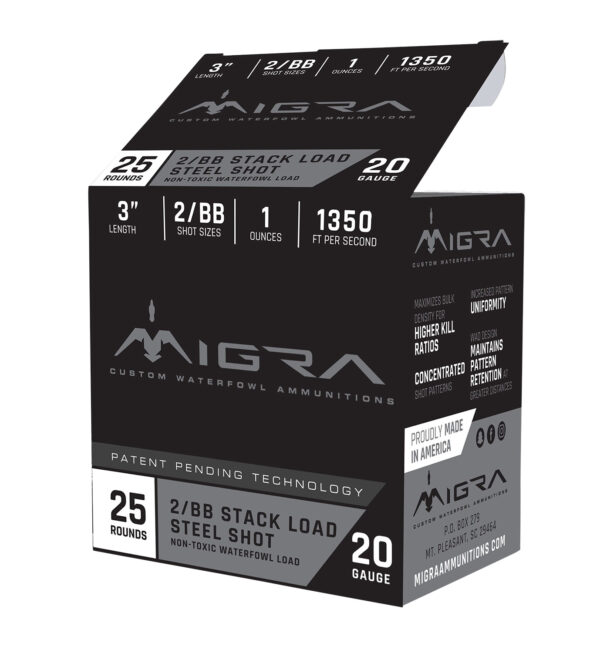 Migra Staxd Steel 20 Gauge 3in 1oz 4/6 25rd