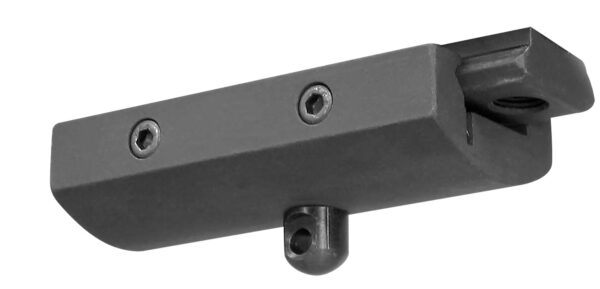 154254 Yankee Hill 638 Bipod Adaptor Black Aluminum, Picatinny Attachment for Harris Style Bipods
