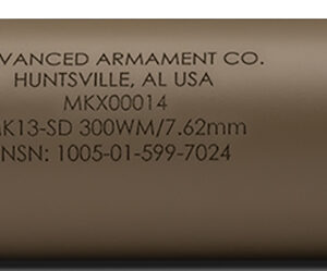 Advanced Armament Corp MK13-SD Silencer 300 Win Mag 9.5″
