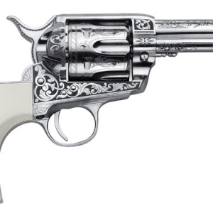 Cimarron Huckleberry .45 Long Colt 3.5 in Nickel Revolver