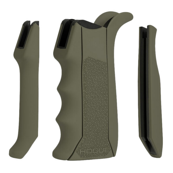 154532 Hogue Modular OverMolded AR-15 Pistol Grip OD Green