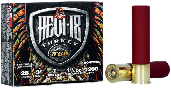 154794 HEVI-Shot HEVI-18 TSS Turkey 28ga 3in 1-1/4oz #7