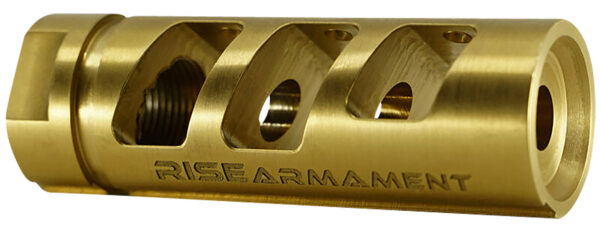 Rise Armament RA-701 Compensator, Titanium, Gold Nitride