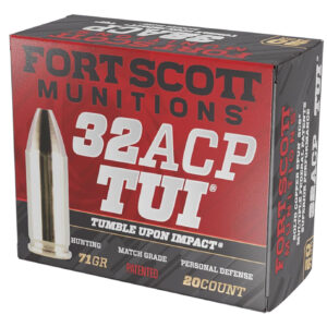 Fort Scott Munitions 32 ACP 71gr TUI 20rd Box