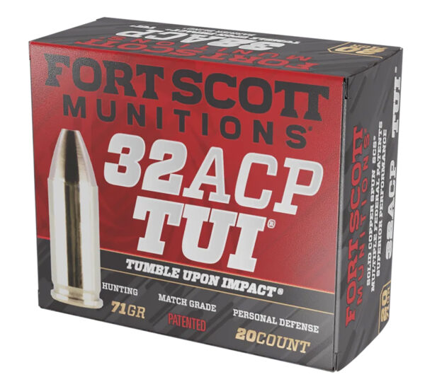 Fort Scott Munitions 32 ACP 71gr TUI 20rd Box