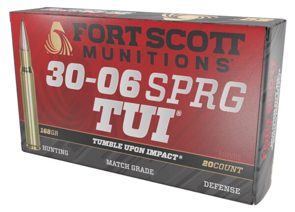 155063 Fort Scott Munitions 30-06 Springfield 168gr TUI 20rd