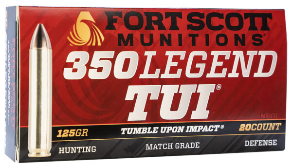 Fort Scott Munitions 350 Legend 125gr TUI – 20rd Box