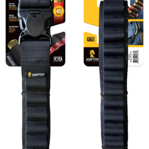 ADAPTIVE TACTICAL AT06401 Shotgun Bandolier 45rd Black Nylon