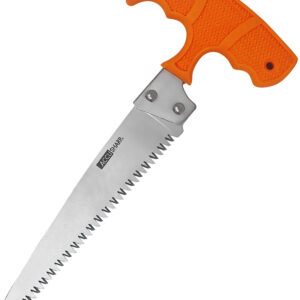 AccuSharp 730C 6″ Bone Saw, 420 Stainless Blade, Blaze Orange Handle