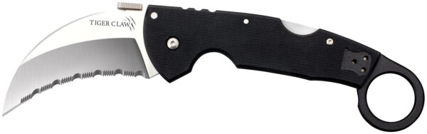 155520 Cold Steel CS22KFS Tiger Claw 3.50 inch Hawkbill Knife