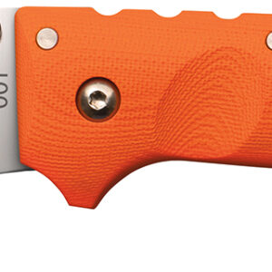 Cold Steel CS30URY Ultimate Hunter  3.50″ Folding Drop Point Plain American S35VN Blade/5″ Orange G10 Handle Includes Belt Clip