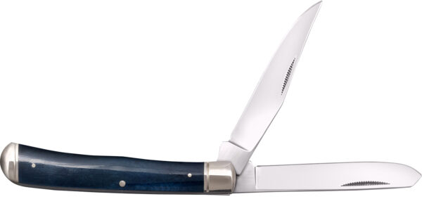 155550 Cold Steel Trapper 3″ Folding Knife, Clip/Spey, Bone Handle