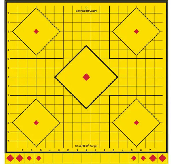 155771 Birchwood Casey Long Range Sight-In Targets 17.75″ 5-Pack