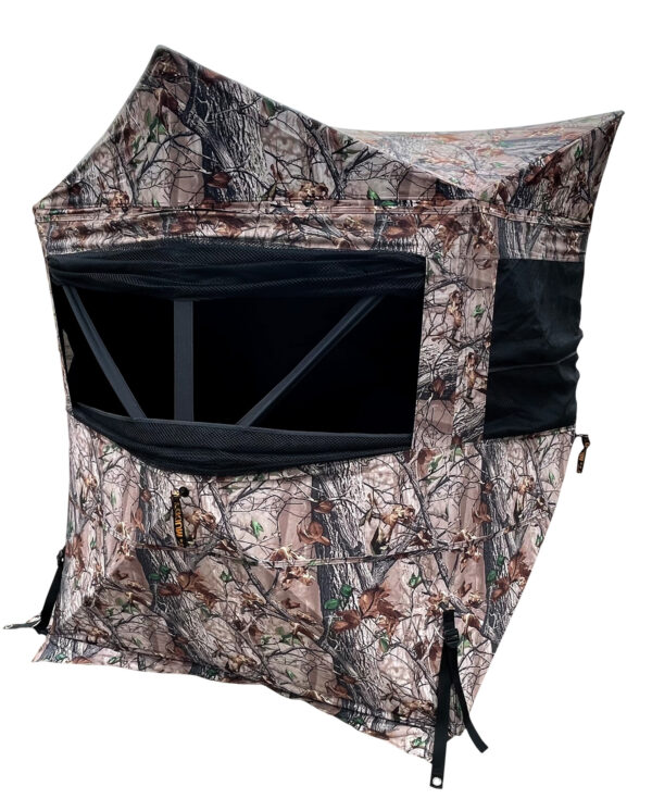 Muddy Twin Peaks Hub-Style Blind – Camo 600D Polyester