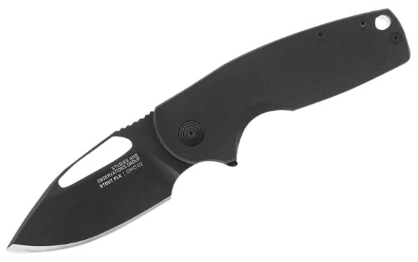 S.O.G Stout FLK Blackout 2.62-inch Clip Point Folding Knife