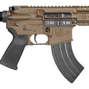 Diamondback DB15 7.62×39 7″ FDE, Carbon Lower