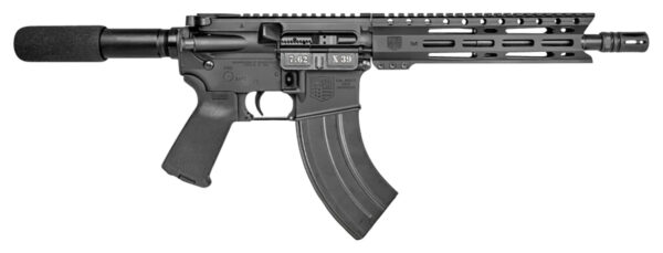Diamondback DB1915O001 DB15  7.62x39mm 28+1 10″, Black, Carbon Lower, 9″ M-LOK Handguard, Padded Buffer Tube, Magpul Grip