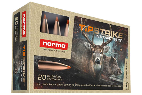 156097 Norma TipStrike .280 Rem 160 gr Polymer Tip – 20rd