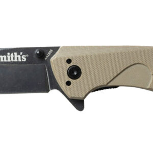 Smiths Products BattlePlan Folding Knife, 3.35 in 400 SS