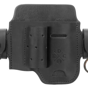 156287 1791 Gunleather HDASLFBLKA EDC Heavy Duty OWB Holster Black Large