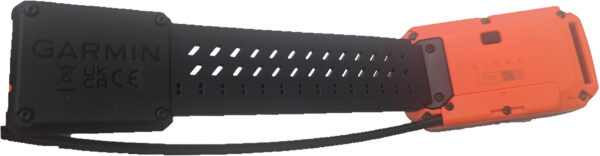 156377 Garmin Alpha T20 Flex Band Replacement – Black/Orange