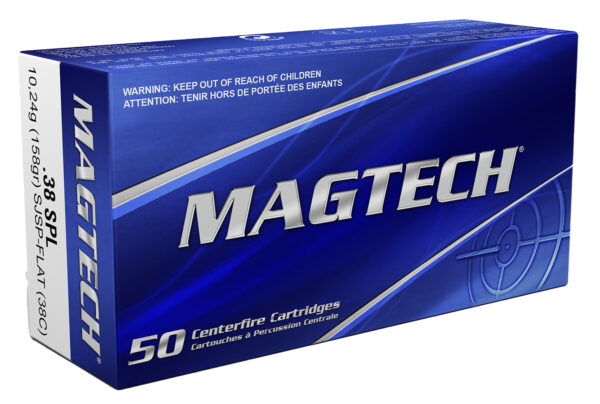 15653 Magtech 38 Special 158gr SJSP Flat – Range/Training