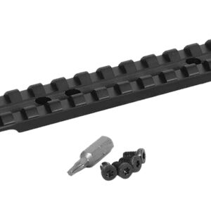 Henry HEGW14PR Picatinny Rail  Matte Black Aluminum 5.09″ Long Fits Henry H014 Long Ranger