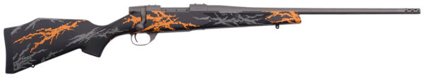 156741 Weatherby VYH7M8RR2B Vanguard Compact Hunter 7mm-08 Rem 5+1 20″, Tungsten Gray Barrel/Rec, Black w/Gray & Orange Sponge Accents Monte Carlo Stock, Accubrake Muzzle Brake