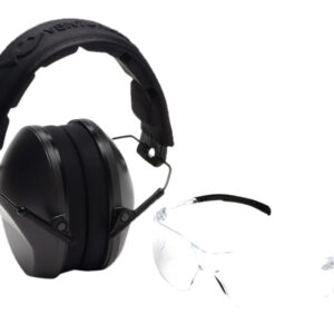 Pyramex VGCOMBO110 Low-Profile Combo Kit, Clear Lens, NRR 24dB