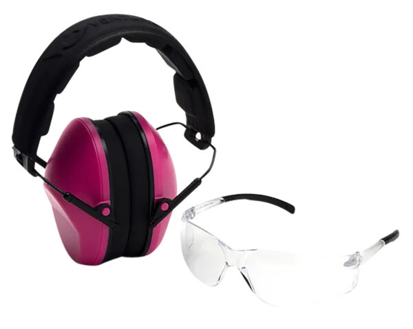 156769 Pyramex VGCOMBO210 Low-Profile Combo Kit Clear Lens & Pink