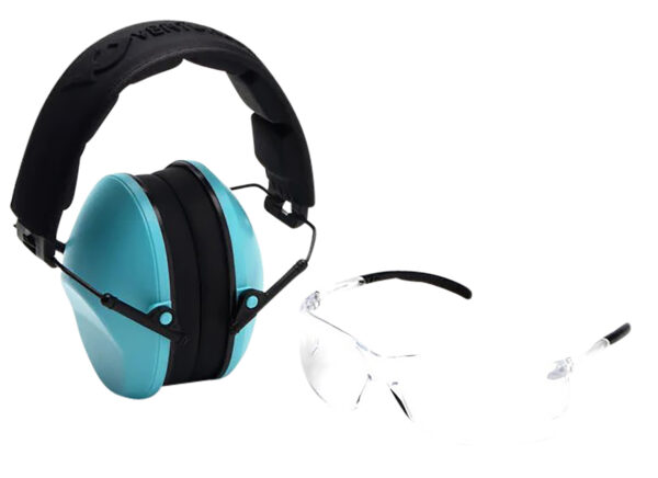 156771 Pyramex Safety VGCOMBO410 Clear Glasses & 24dB Earmuffs