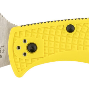 Spyderco Pacific Salt 2 3.78in Serrated Yellow Handle