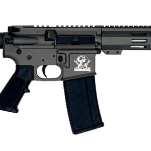 Great Lakes Firearms GL15223SSPTNG AR-15 Pistol 223 Wylde 30+1 7.50″ Stainless Barrel, Tungsten Rec, 7″ M-LOK Handguard, Buffer Tube (No Brace), Black A2 Grip
