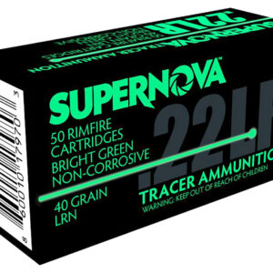 SUPERNOVA 22LR 40gr LRN Green Tracer 50rd Box