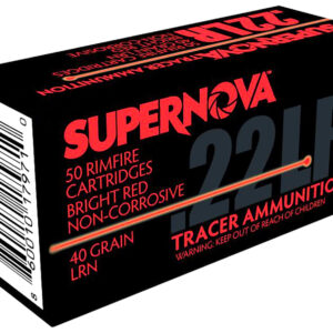 SUPERNOVA PMSN22LRR Red Tracer .22 LR 40 gr LRN – 50rd Box