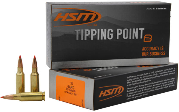 HSM 6MM ARC 95GR SST 20rd Tipping Point
