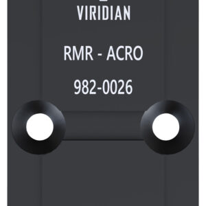 Viridian RFX45 RMR Mounting Adapter — Black Anodized