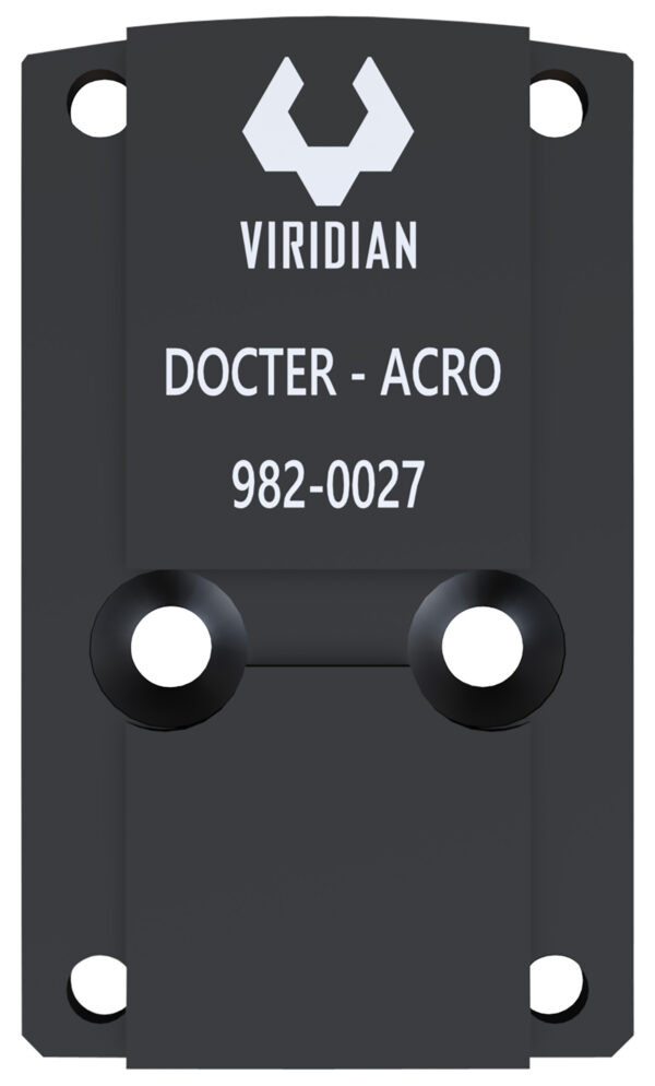 157158 Viridian RFX45 Docter Mounting Adapter – Black Anodized