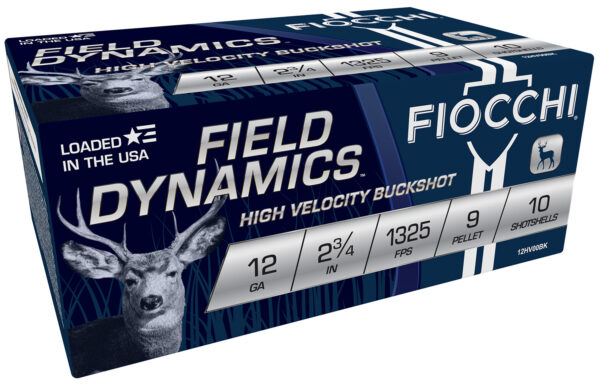Fiocchi 12HV9P Field Dynamics 12 Gauge 2.75in Shotshells