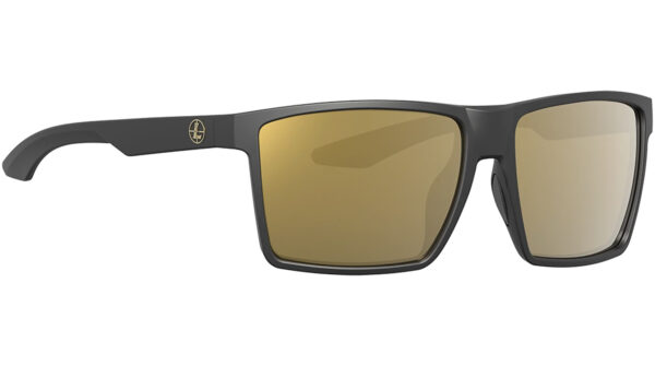 157186 Leupold DeSoto Bronze Mirror Sunglasses, Matte Black Frame