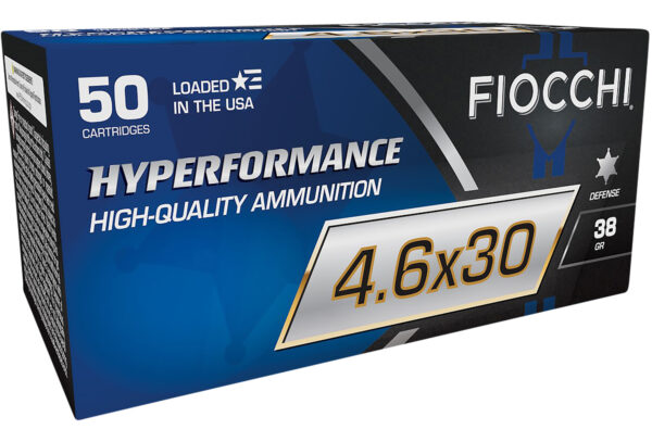 157249 Fiocchi Hyperformance Defense 4.6x30mm 38gr THP 50rd Box