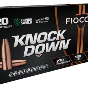 Fiocchi 270 Win 130gr Knock Down Copper HP 20rd